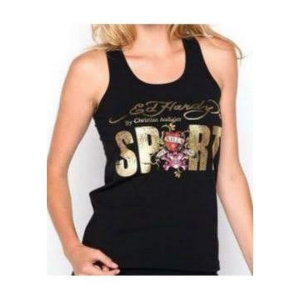 Ed Hardy Sport Tank Top Tiger